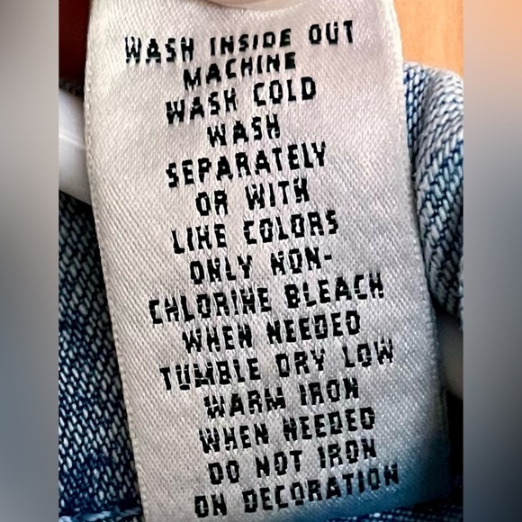 Laura Ashley Embellished Blue Denim Jacket 4 pockets Silver Buttons and Sequins - Picture 15 of 17